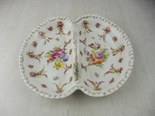 Ancien plat à 2 compartiments