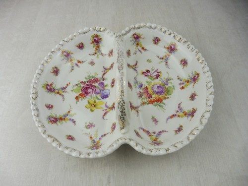 Ancien plat compartiments - ancien,