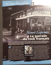  ★ HENRI LEPROUX  ★ Fiche JOHNNY HALLYDAY