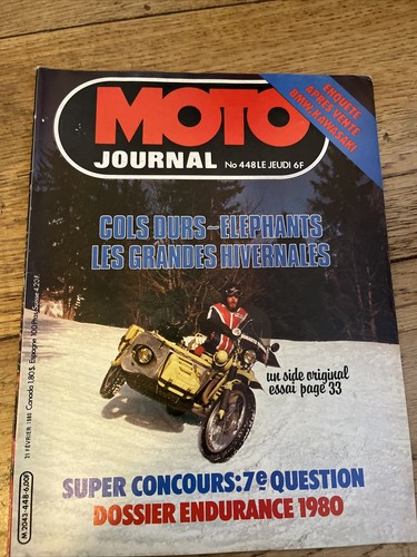 Moto journal 448 suzuki pe - 448,