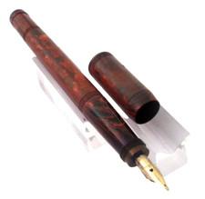 RARE STYLO PLUME DE COLLECTION  BAYARD SAFETY N°120 PLUME OR 18 CT Q148