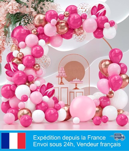 Guirlande ballons rose - ballons,