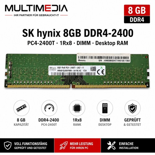 Hynix 8gb ddr4 2400 - ✅️, ddr4-2400