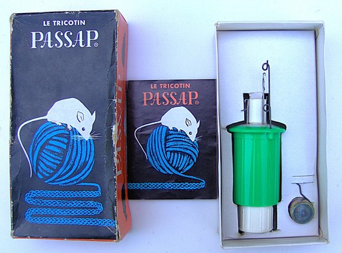 Tricotin ancien passap - passap, vert