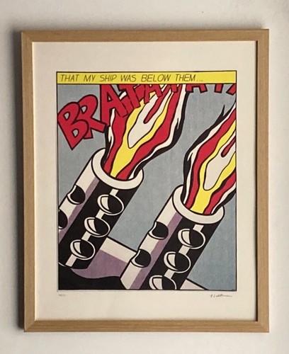 Lithographie roy lichtenstein - roy,