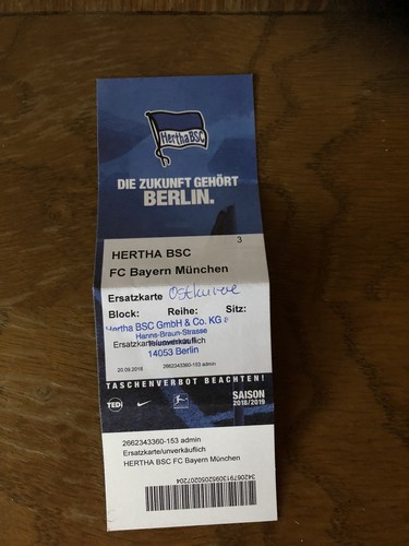 Billet collection hertha - billet,
