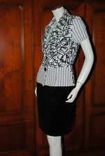 Jupe, doublée, CAROLL, noir