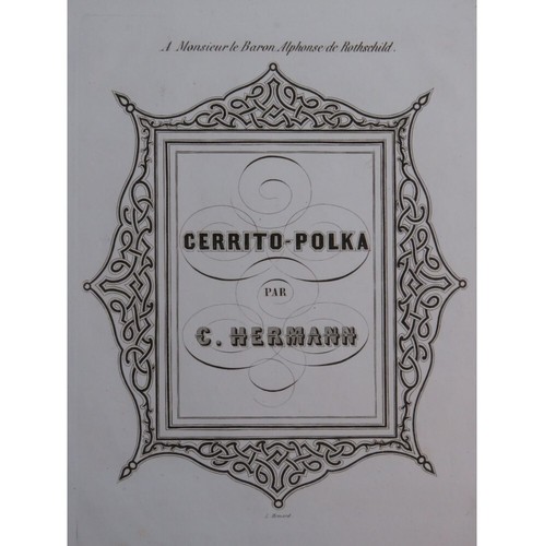 Hermann cerrito polka piano - c.,