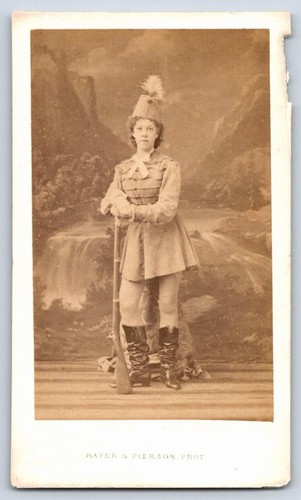 Cdv 1865 femme costume - cdv,