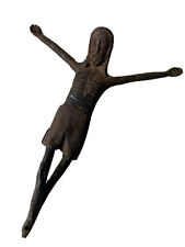 Christ en Croix Crucifix Fer Forgé Art Populaire Région Religion XIX ème Siècle