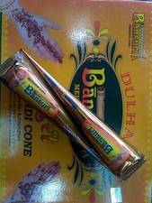 (Lot de 2) - Tatouage temporaire sur les cônes naturels au henné Mehndi à bas...