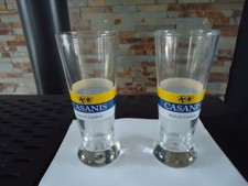 2 VERRES CASANIS tulipe grande taille " natu in corsica "