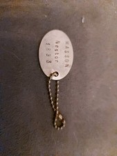 Plaque d'identification soldat militaire poilu 1893 WW1