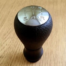 Pommeau de Vitesses en Aluminium et Cuir pour Peugeot 406 407 508 605 4007 405