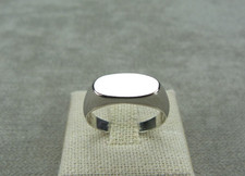 Bague chevalière en en argent