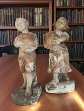 Ancienne paire de statues