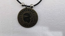 Pendentif Médaillon CORSE Gravé Corsica Testa Mora Tete De Maure