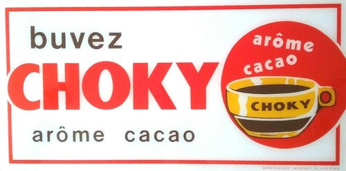 Plaque publicitaire choky - publicitaire,