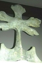 Authentique épi de faitage en zinc XIXeme