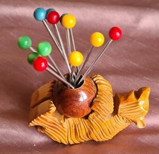 Porte-piques vintage - Ours en