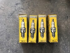 4 anciennes bougies d'allumage eyquem 755 L renault 16 TS TX 15 17 TS fuego