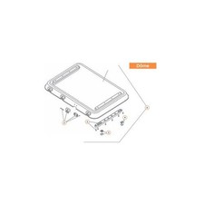 Dome pour lanterneaux  Heki 3