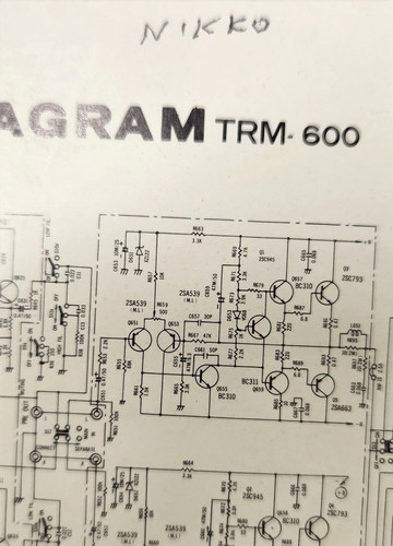 Nikko model trm 600 - trm-600, integrated