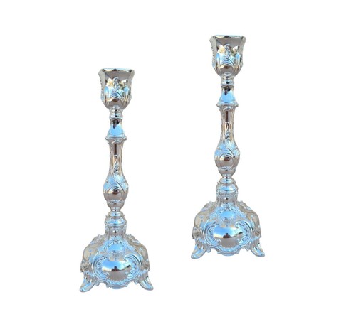 Paire chandeliers bougeoirs - chandeliers,