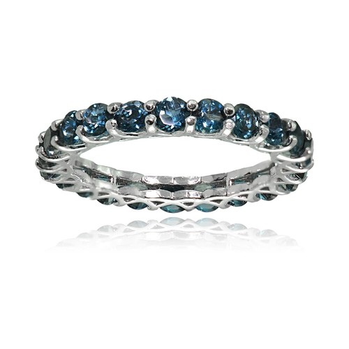 Argent sterling topaze bleu - topaze,