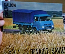 RENAULT SAVIEM super GALION GOELETTE 1968 dépliant brochure catalogue prospectus