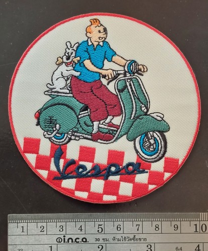 Vespa scooter ecusson vintage