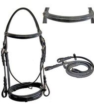 Bridon en cuir avec garniture