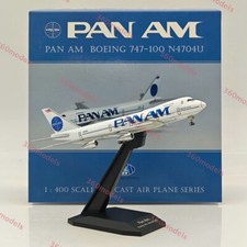 RM 1:400 scale Pan Am Boeing 747-100 N4704U Diecast Aircraft Model