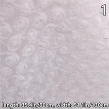 3D Rose Fleur Tissu Maille Vêtements pour Mariage Habillé Robe Couture DIY Arts