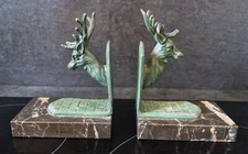 SERRE LIVRES ART DECO TÊTE DE