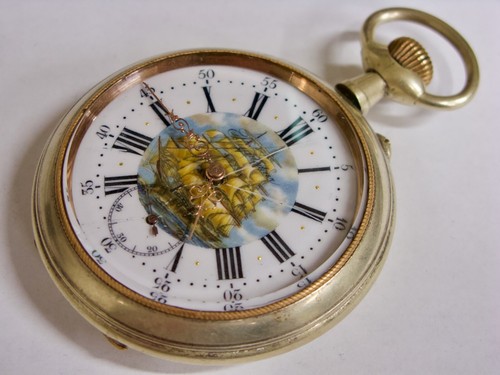 Grosse montre poche - grosse, de