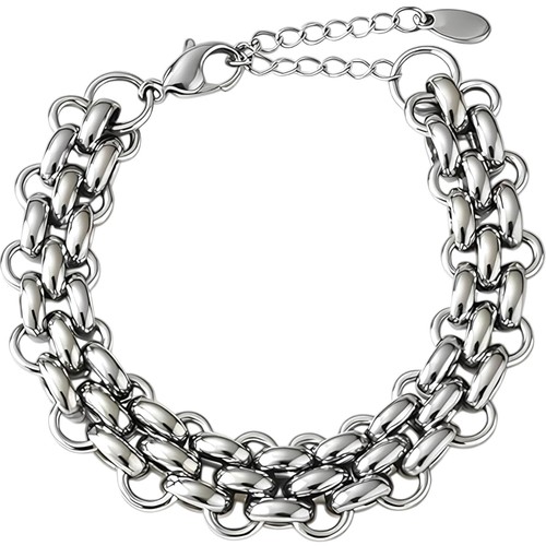Bracelet contemporain acier - contemporain, en