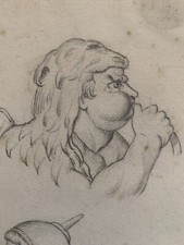 Mine plomb portrait croquis - de,