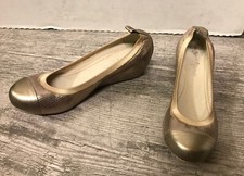 DESTOCKAGE BALLERINES MARQUE COCO ABRICOT EN CUIR DORE @ T 36 @ NEUF 89€ @ N265