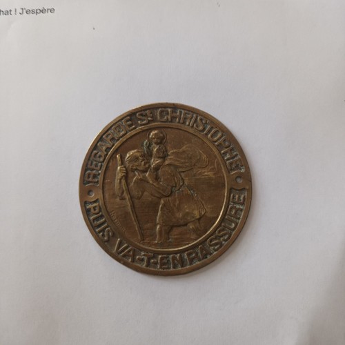 Ancienne plaque christophe - ancienne,