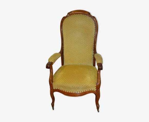 Fauteuil voltaire noyer - voltaire, en