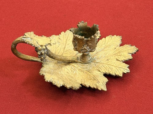 Bougeoir main bronze - bougeoir,