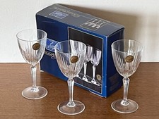 Coffret 3 verres à vin blanc 12 cl en CRISTAL D'ARQUES modèle Beauregard