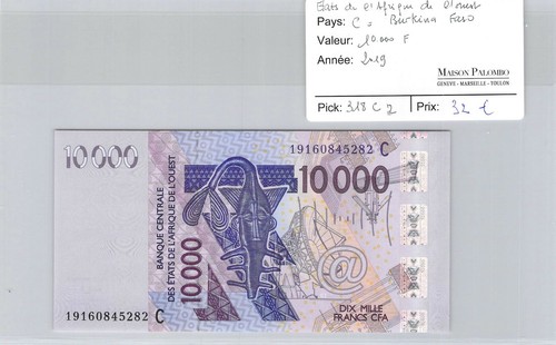 Billet etats afrique de - de,