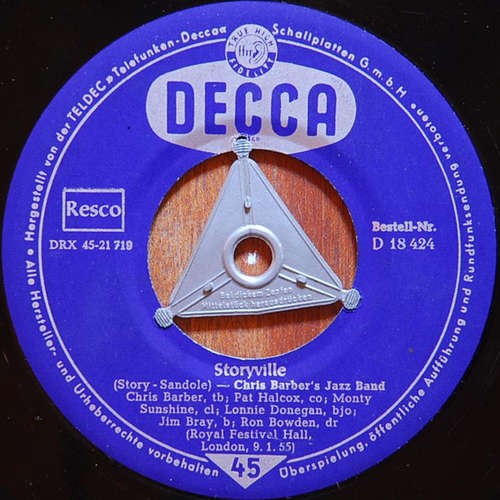 Chris barber jazz band - barber's,