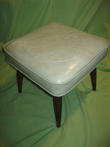 Vintage mcm beige vinyl - vintage,