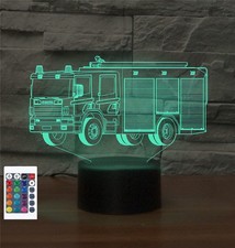 Lampe de chevet 3D en forme de