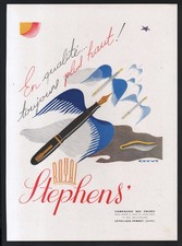 publicité papier 1946 stylo