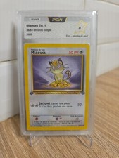 Carte Pokémon Miaouss 56/64 Édition 1 - Jungle - 2000 FR - PCA 8 