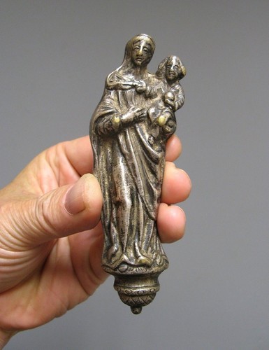 Vierge applique bronze - en,